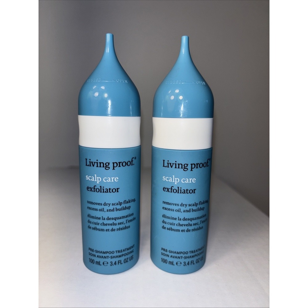 Living Proof Scalp Care Exfoliator, 3.4oz Pre-Shampoo‎ Treatment 2 Ea